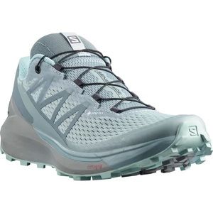 Salomon Women's SENSE RIDE 4 INVISIBLE W GTX, Slate/Monument/Pastel Turquoise